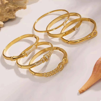 18K Gold-Plated Zircon Bracelet