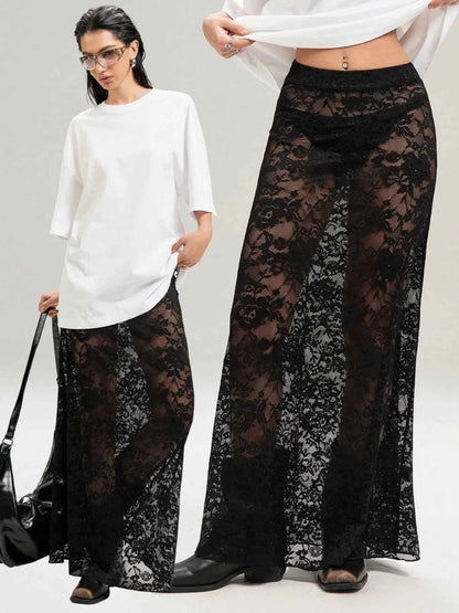 Lace Maxi Skirt