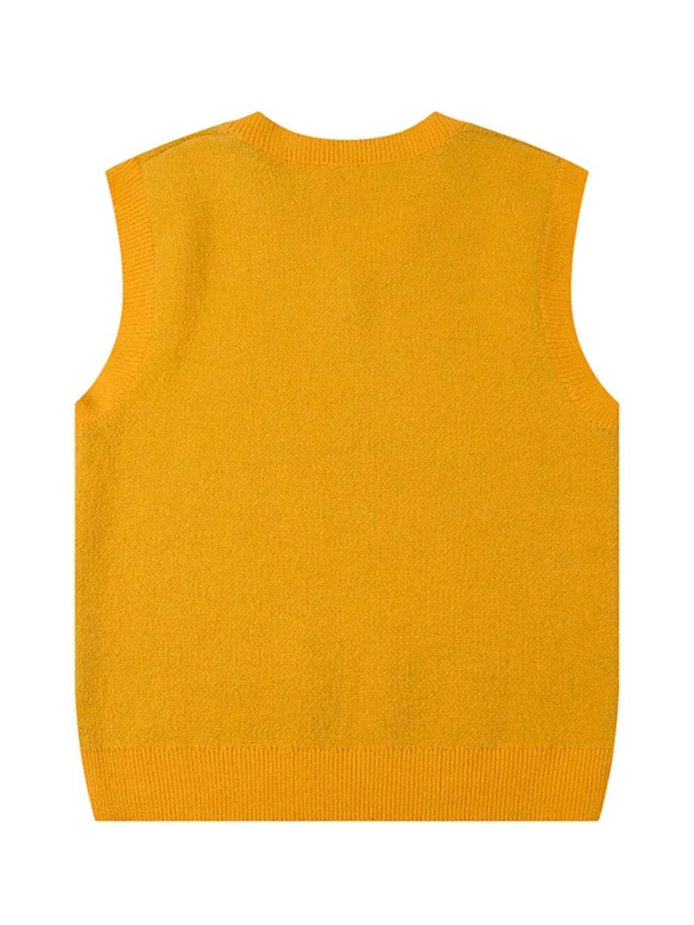 Men's Floral V-Neck Sweater Vest