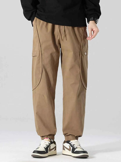 Men's Full Size Drawstring Loose Fit Joggers Plus Size