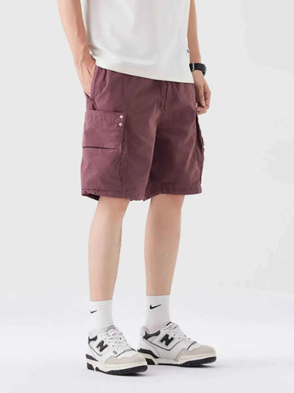 Men's Full Size Casual Cargo Shorts Plus Size