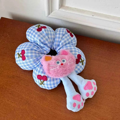 Printed Animal Shaped Hair Scrunchy