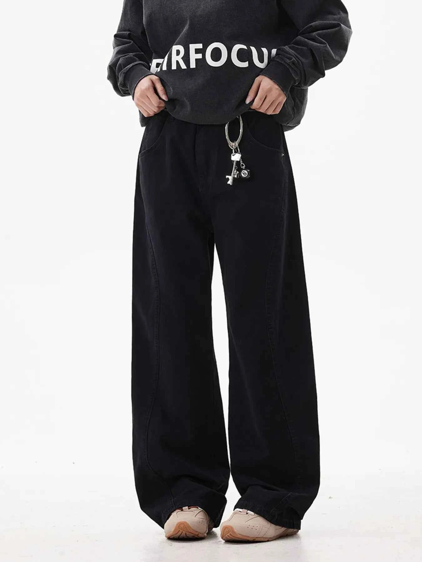Men's Wide Leg Casual Pants