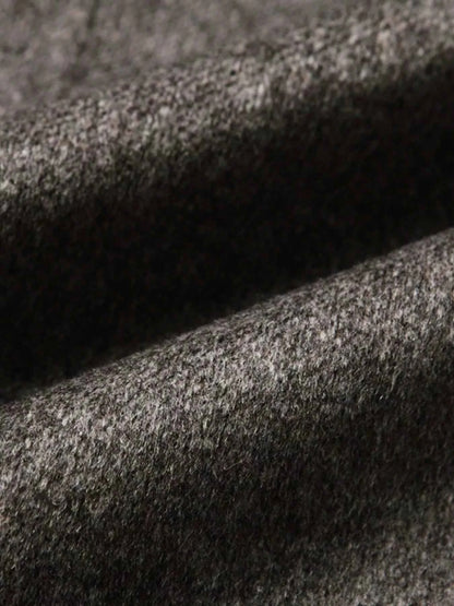 Men's Plus Size One Button Long Sleeve Blazer