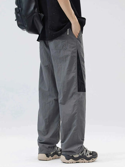 Men's Full Size Drawstring Wide Leg Pants Plus Size
