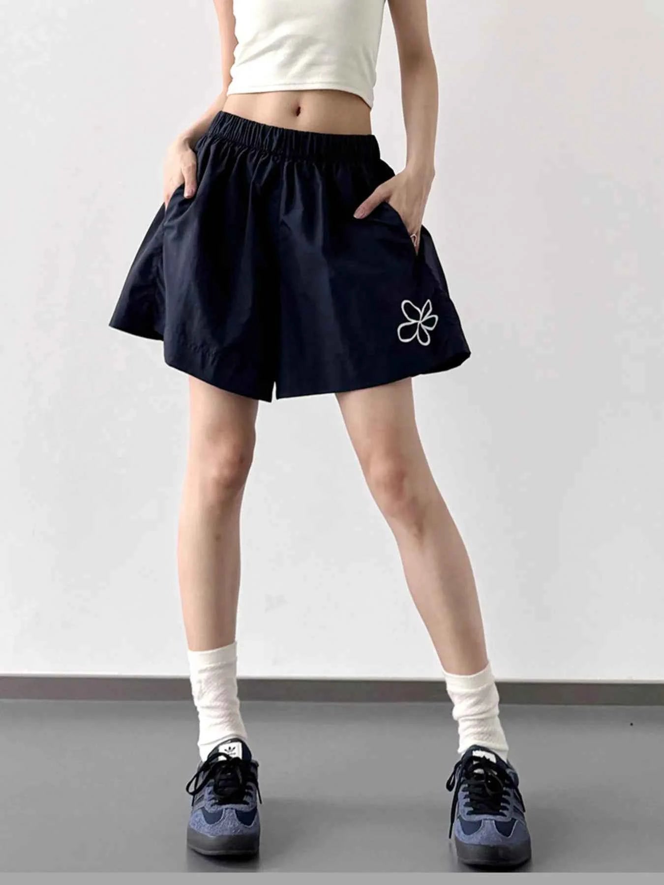 Elastic Waist Shorts