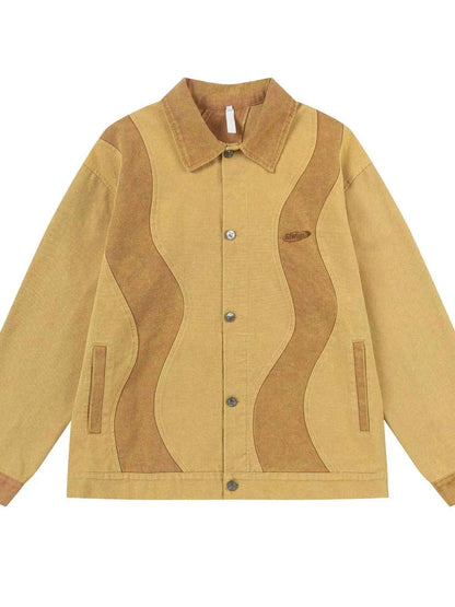 Men's Button Up Long Sleeve Jacket