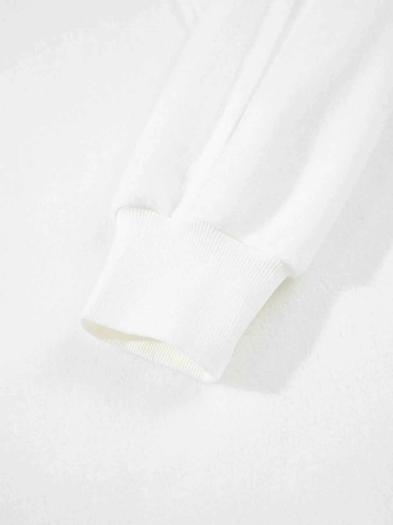 Exposed Seam Chest Pocket Knit Pullover Sweatshirt