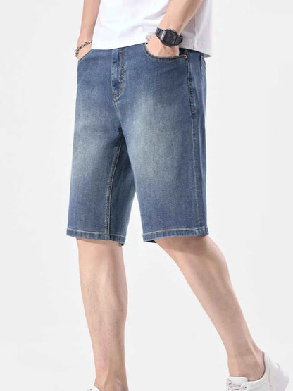 Men's Wash Casual Denim Shorts