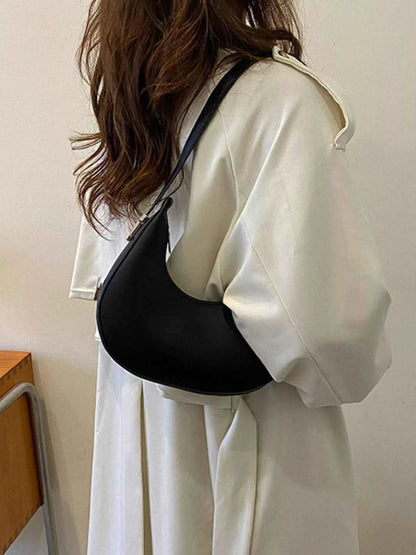 Minimalist Crescent Shoulder Bag