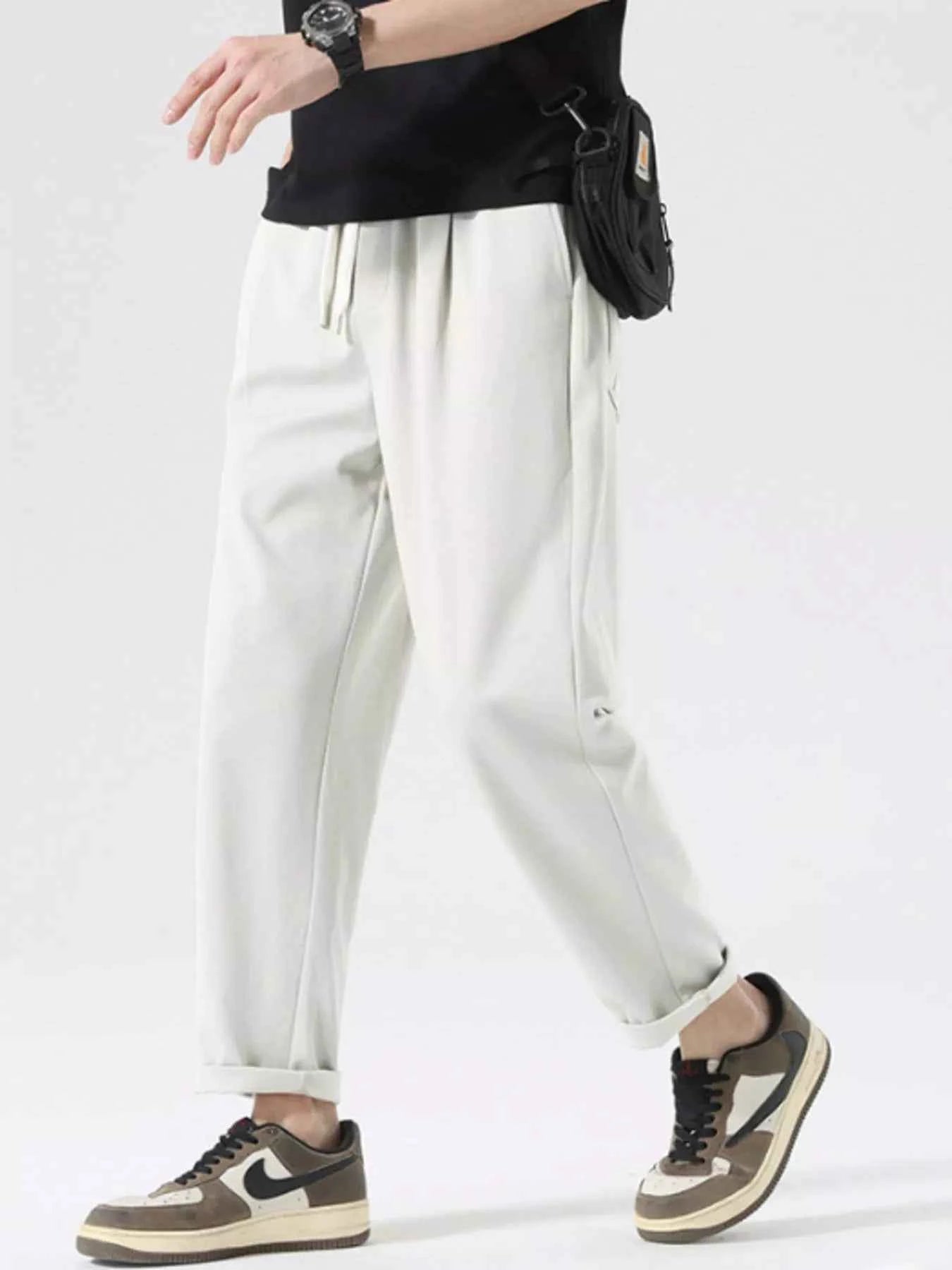Men's Plus Size Casual Drawstring Pants