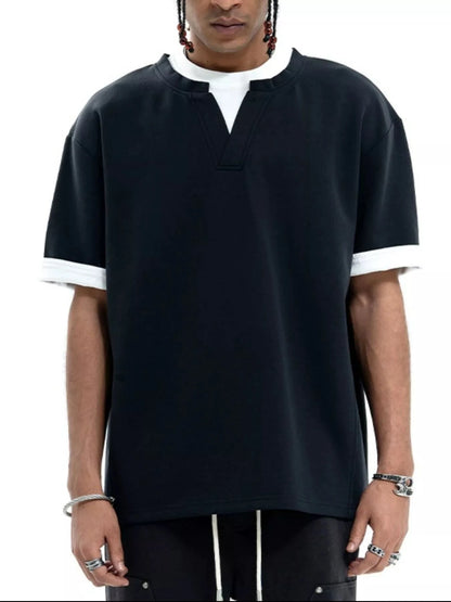 Men's Contrast Trim Short Sleeve T-Shirt