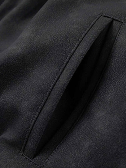 Men's Zip Up Letter Graphic Bomber Jacket