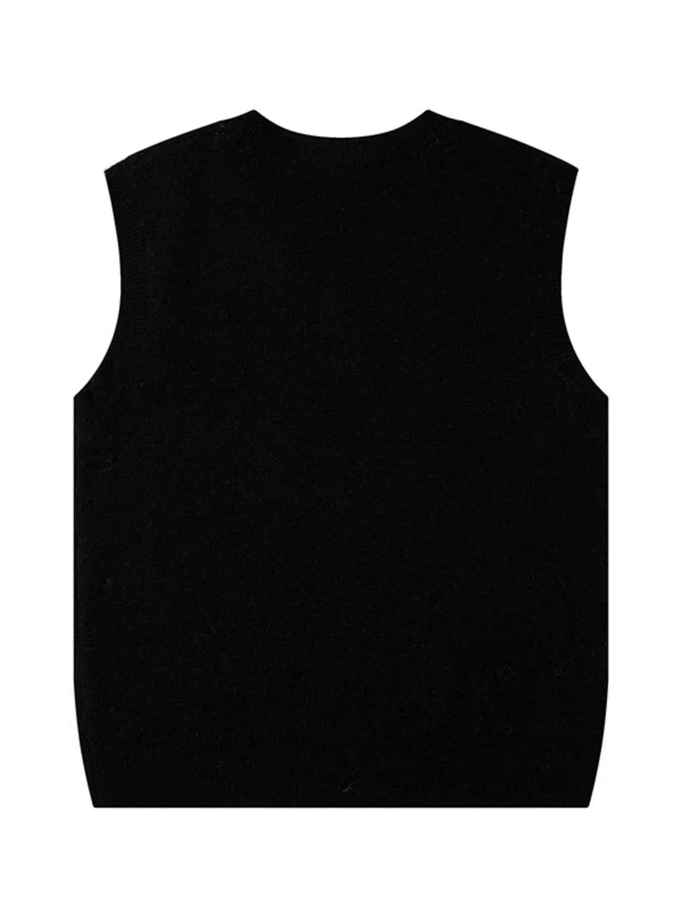 Men's Floral V-Neck Sweater Vest