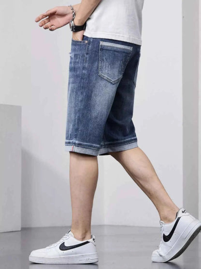 Men's Loose Fit Denim Shorts
