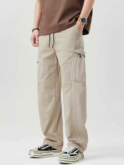 Men's Full Size Wide Leg Cargo Pants Plus Size