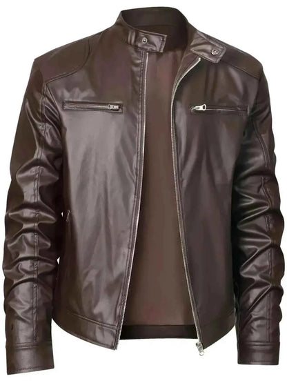 Men's Full Size Zip Up Long Sleeve Jacket Plus Size