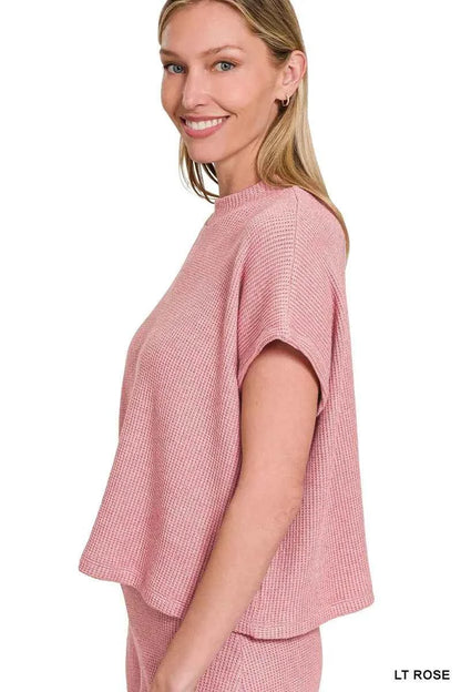 Zenana Sweater Boxy Top & Long Pants Set