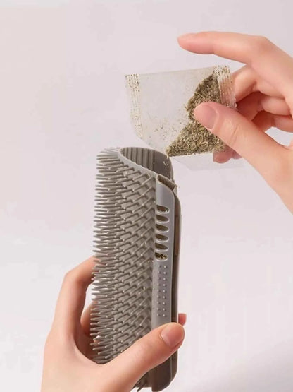 Self Groomer Wall Corner Cat Brush Pet Hair Remover Comb