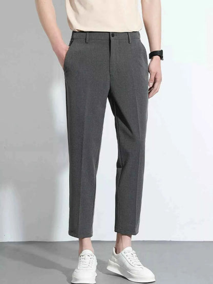Men's Slim Fit Cropped Pants