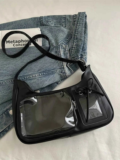 Clear Pocket Crossbody Bag