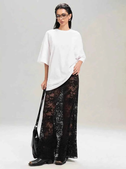 Lace Maxi Skirt