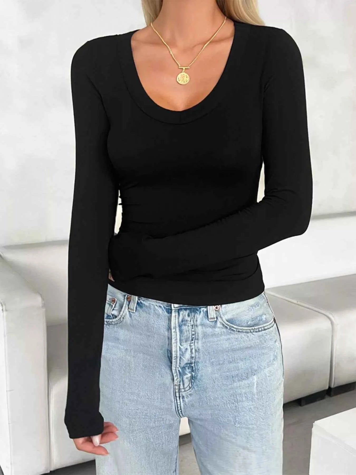 Slim Fit Long Sleeve T-Shirt