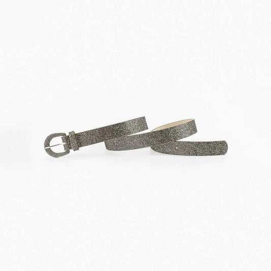 Sequin PU Leather Belt