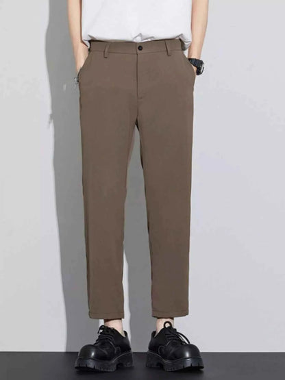 Men's Plus Size Straight Leg Casual Pants