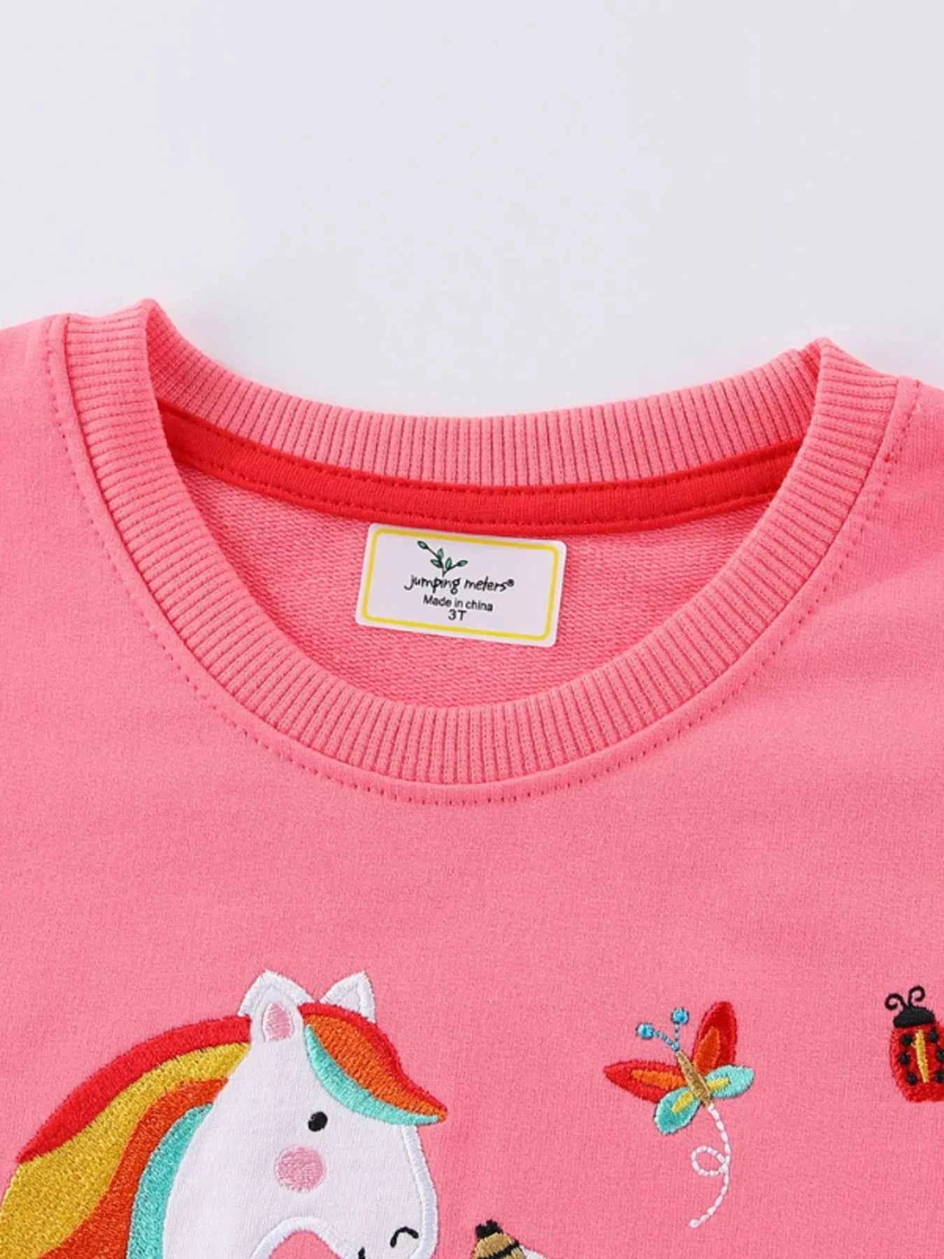 Children's Unicorn Embroidered Sweatshirt