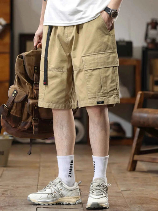 Men's Plus Size Casual Cargo Shorts