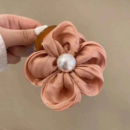 Flower Acrylic Hair Claw Clip