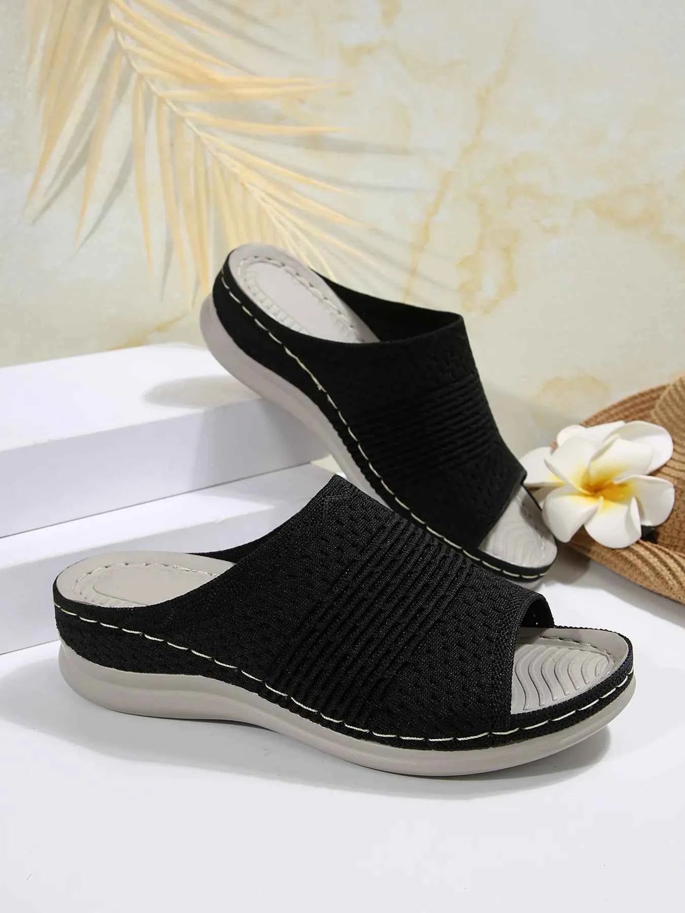 Mesh Open Toe Sandals