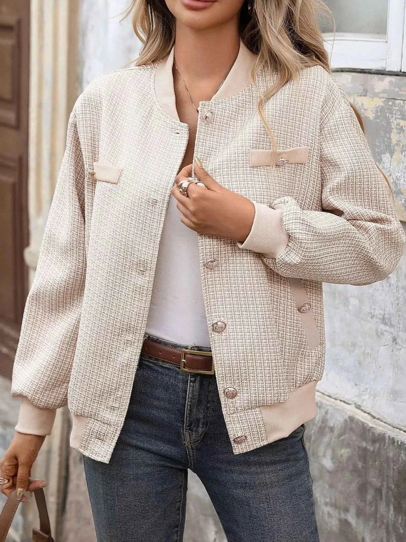 Button Up Long Sleeve Jacket