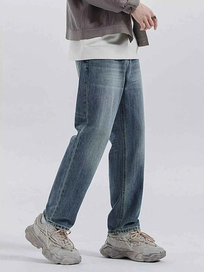 Men's Relaxed Fit Wash Jeans