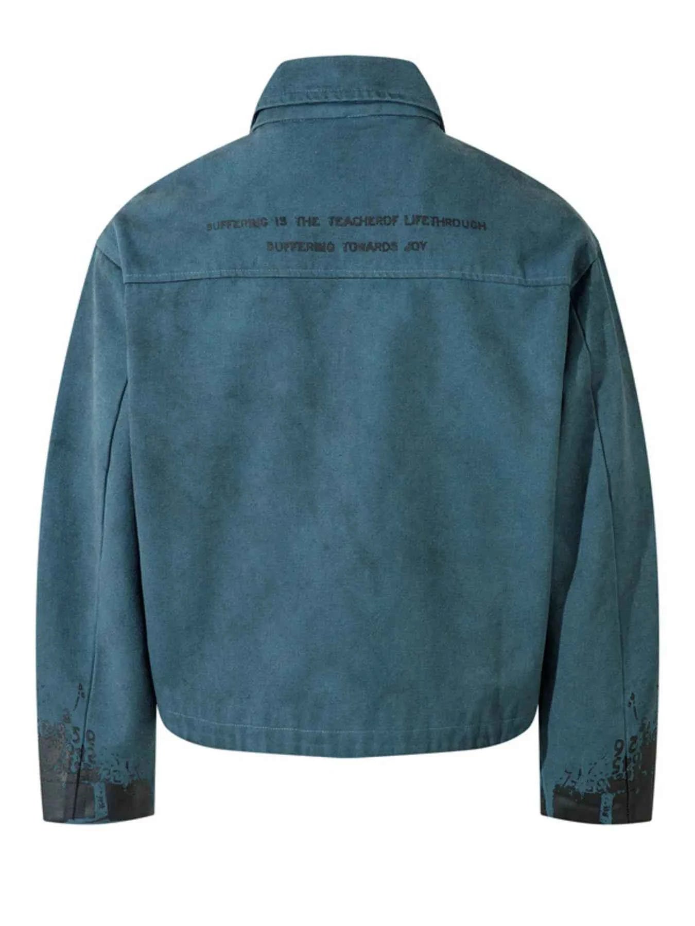 Men's Printed Zip Up Jacket