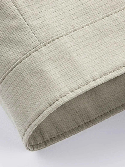 Men's Plus Size Button Up Long Sleeve Jacket