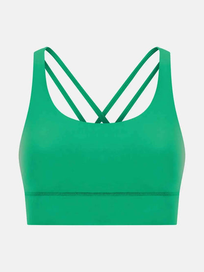 Millennia Crisscross Scoop Neck Active Tank