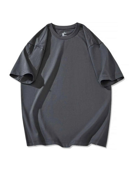 Men's Full Size Round Neck Short Sleeve T-Shirt Plus Size