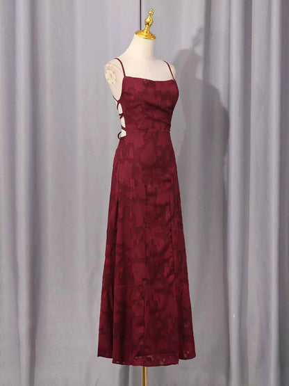 Lace Spaghetti Strap Maxi Dress