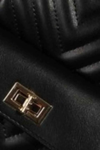 Fame Faux Leather Cushioned Sling Bag