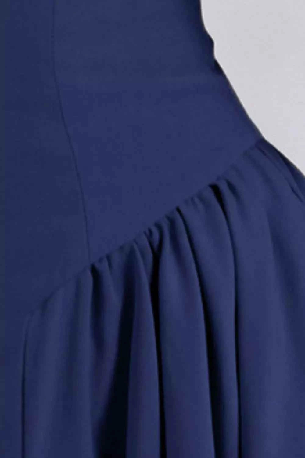 Sweetheart Neck Ruched Midi Dress