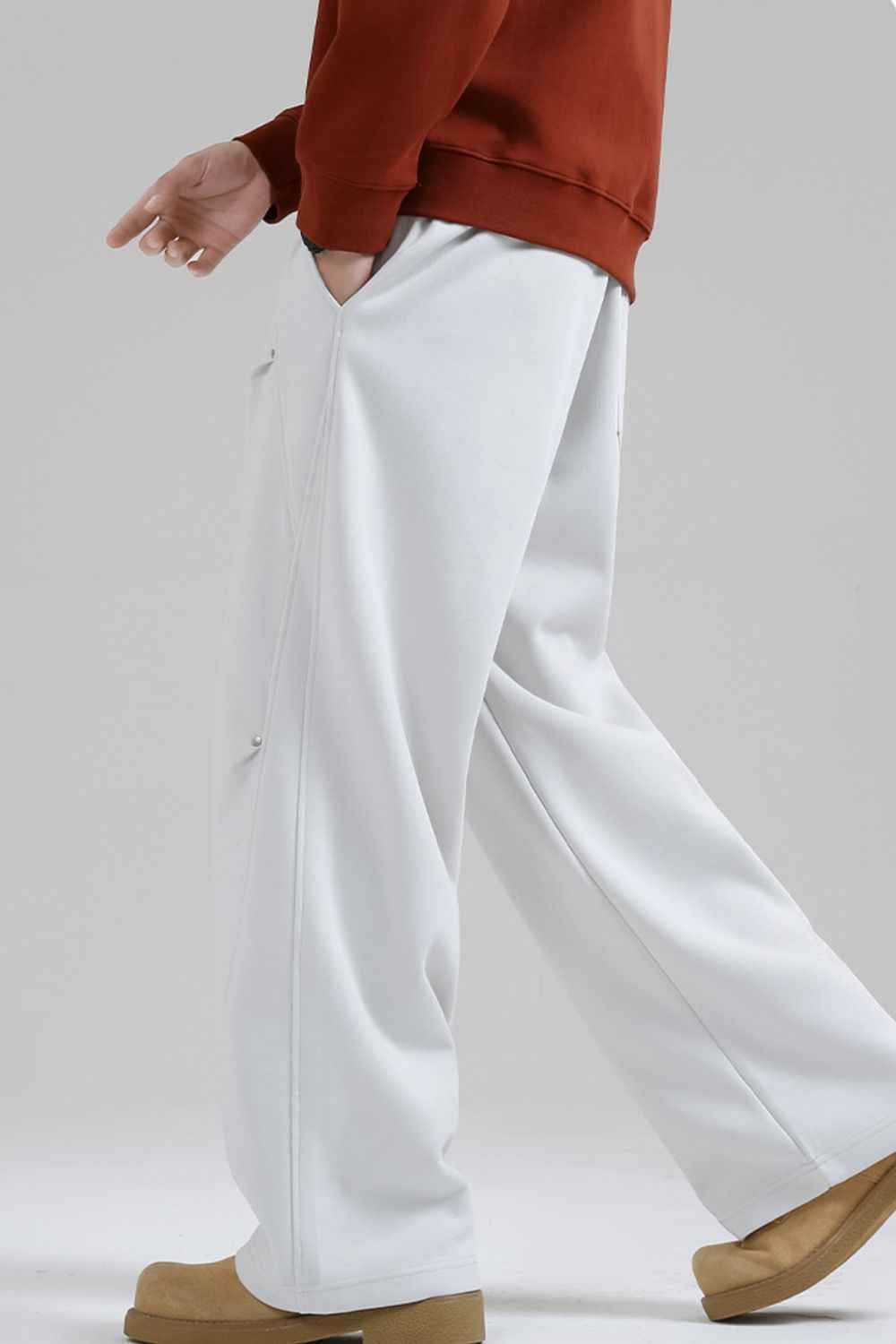 Men's Plus Size Loose-Fit Drawstring Casual Pants