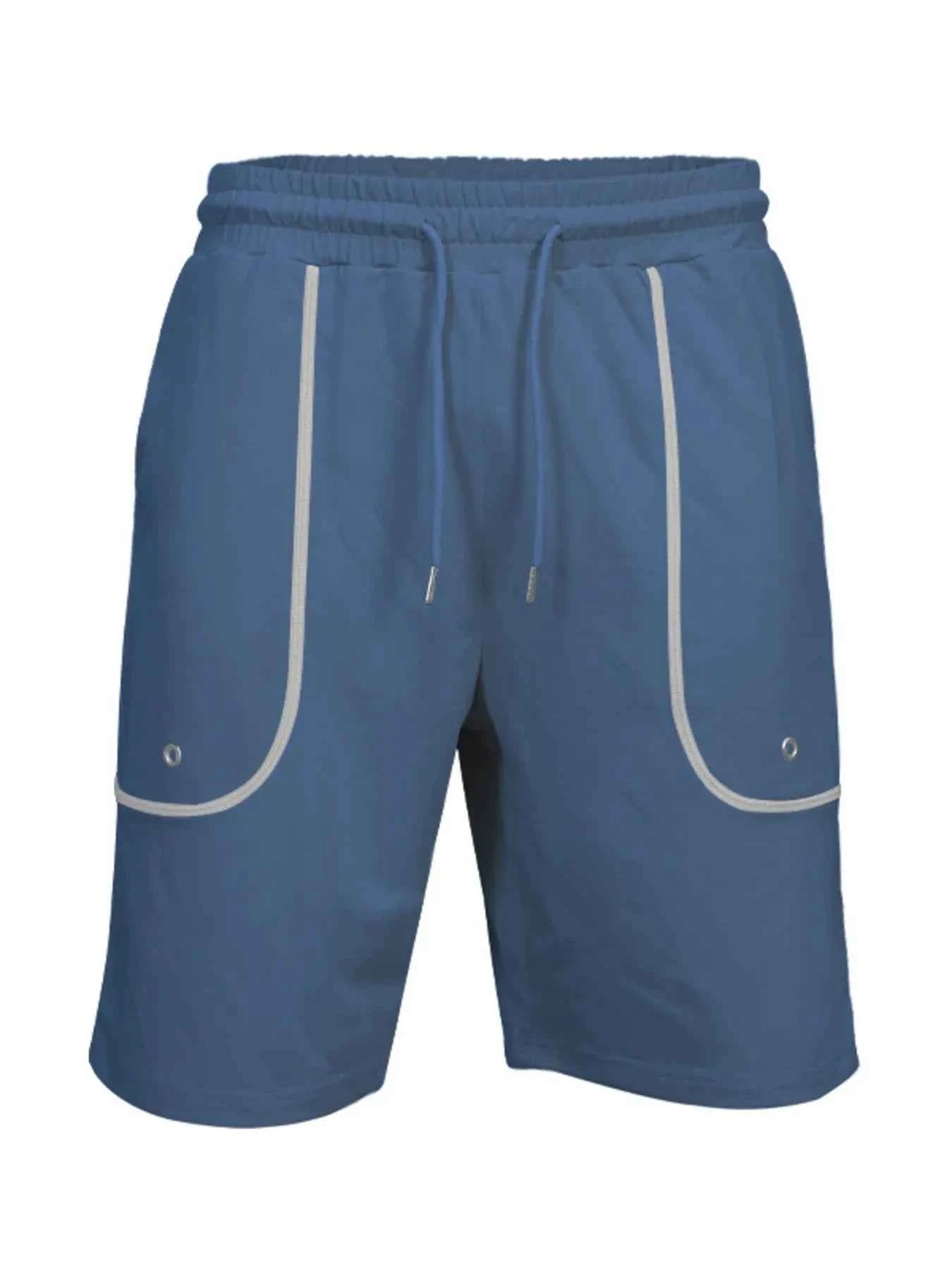 Men's Full Size Round Neck Short Sleeve T-Shirt and Shorts Set Plus Size