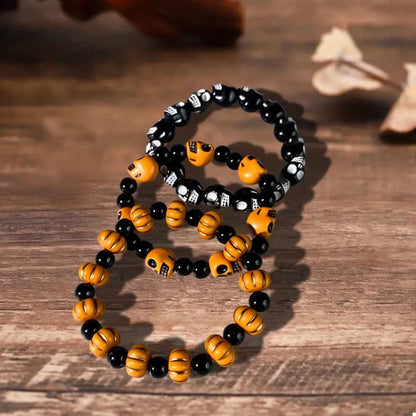 3 Piece Halloween Beaded Bracelet