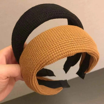Knitted Wide Padded Headband