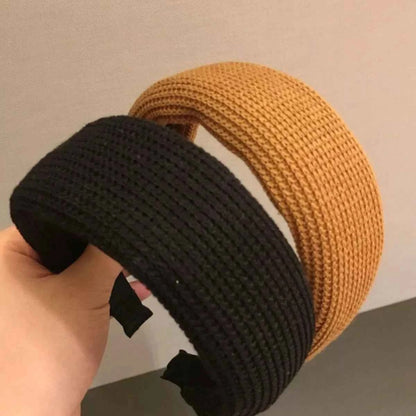 Knitted Wide Padded Headband