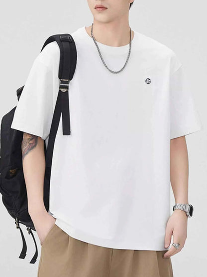 Men's Plus Size Round Neck Short Sleeve T-Shirt