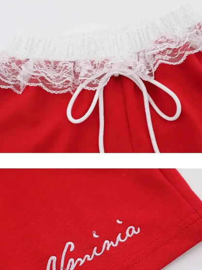 Lace Detail Shorts