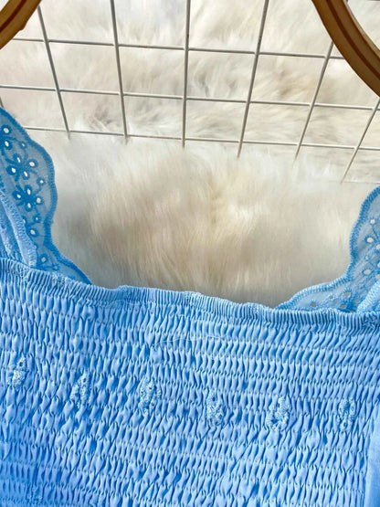 Lace Detail Sleeveless Dress